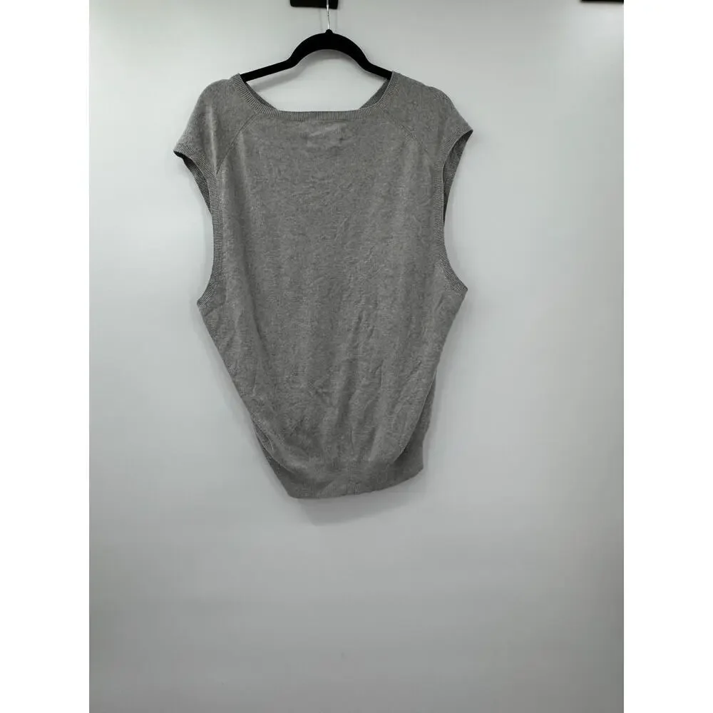 Polo Ralph Lauren Men's Gray Pima Cotton Golf Pullover V-Neck Sweater Vest Sz XL